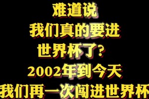 博主：難道我們又要進(jìn)世界杯了嗎？ 真的不敢相信！